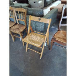 CHAISE PLIANTE BOIS CLAIR...