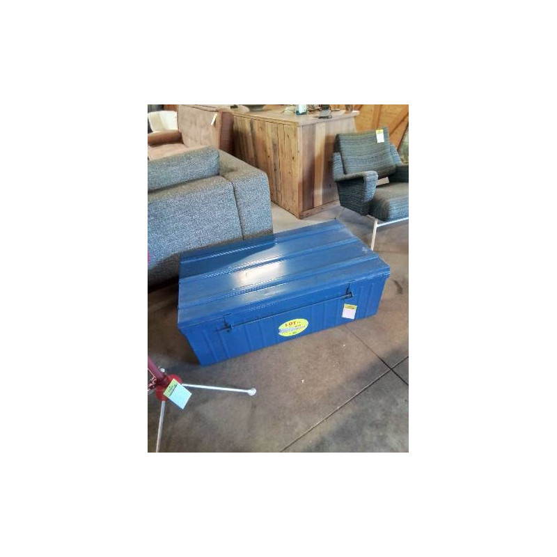 CANTINE MÉTALLIQUE BLEU