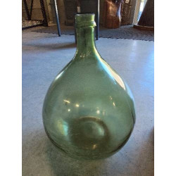 DAME JEANNE VERRE TEINTÉ VERT