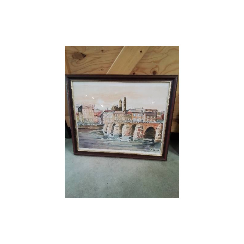 AQUARELLE QUARTIER ST LAURENT A MACON