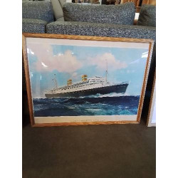 GRAVURE PAQUEBOT NIEUW...