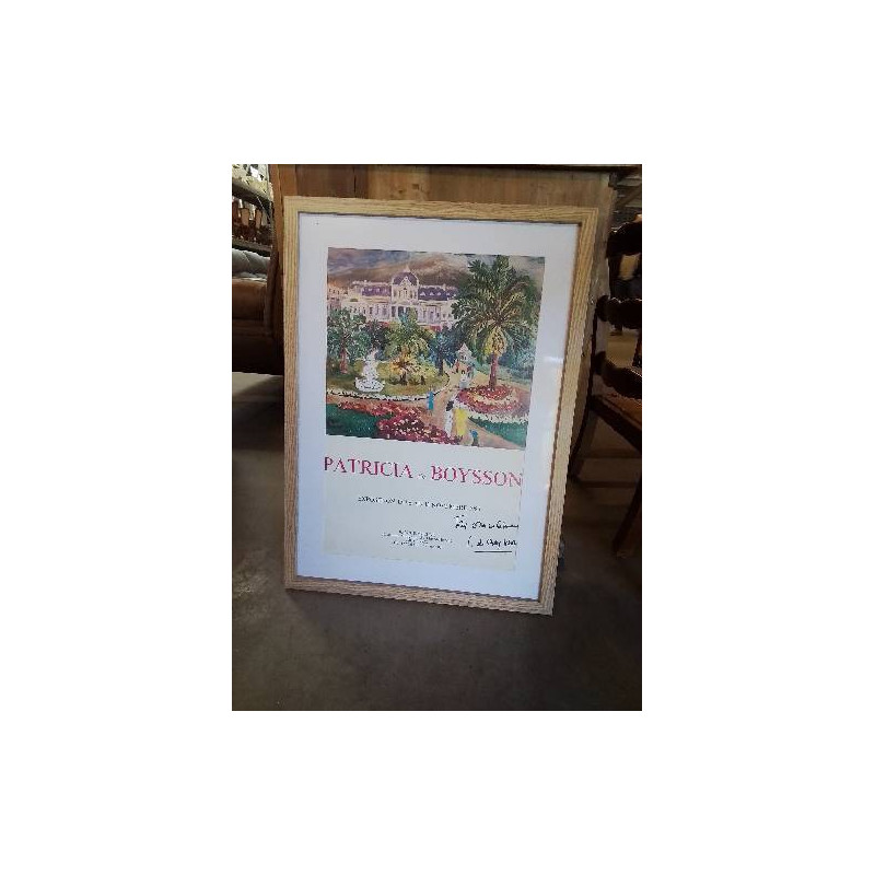 AFFICHE EXPOSITION PATRICIA DE BOYSSON