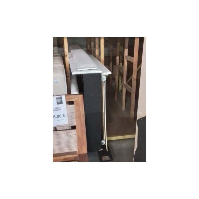 LIT GIGOGNE PU BLANC 2X90X190CM