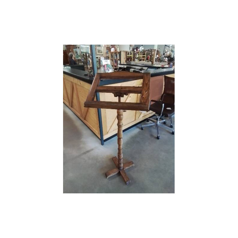 LUTRIN BOIS TOURNÉ RÉGLABLE HAUTEUR 