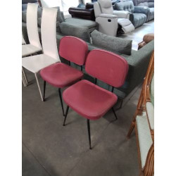 PAIRE DE CHAISES PIÈTEMENT...