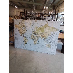 CARTE DU MONDE 200X140CM