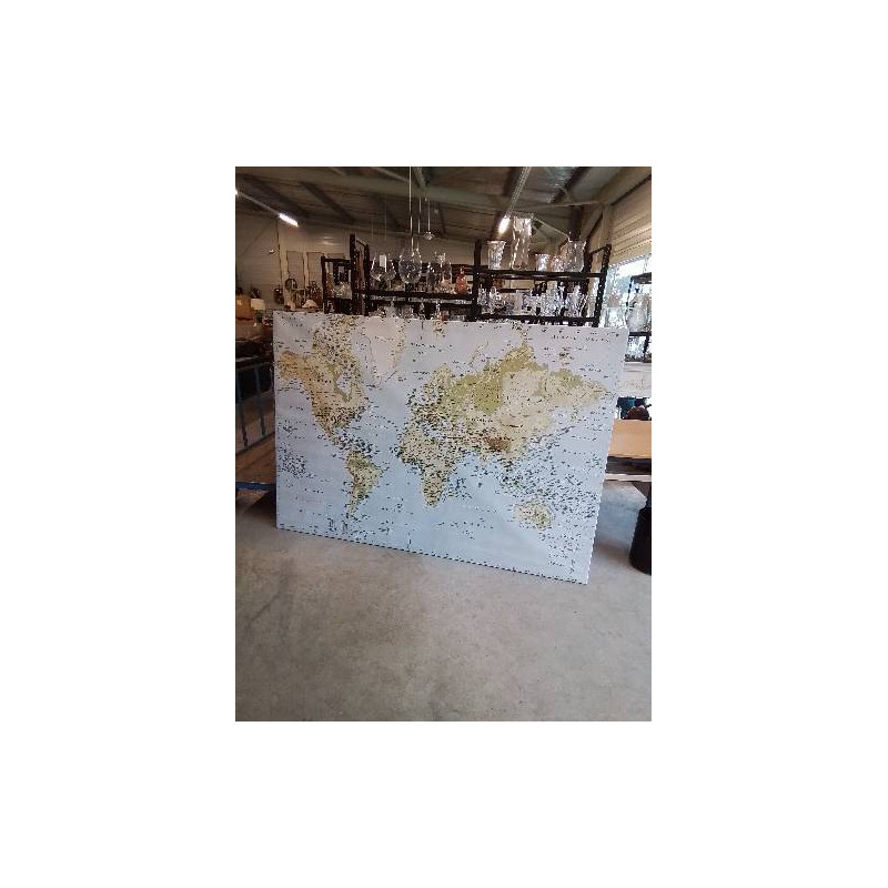 CARTE DU MONDE 200X140CM