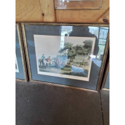 GRAVURE LA CHASSE AU RENARD...