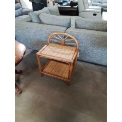 CHEVET ROTIN CINTRÉ  ET...