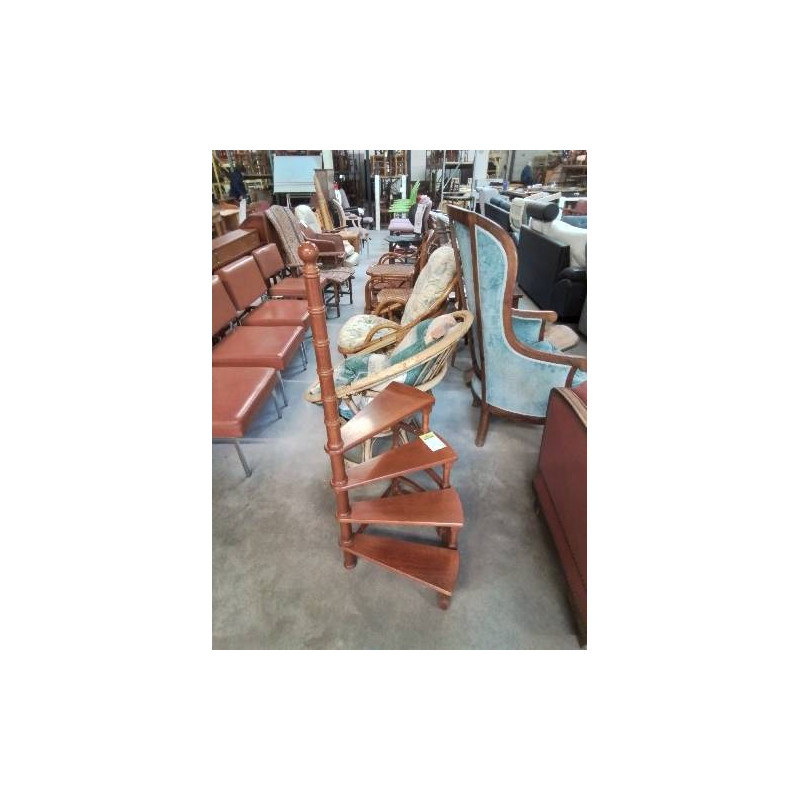 PORTE PLANTE ESCALIER BOIS CLAIR 4 NIVEAUX 