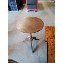 SELLETTE RONDE TRIPODE BOIS...