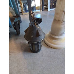 LANTERNE MÉTAL ET VERRE