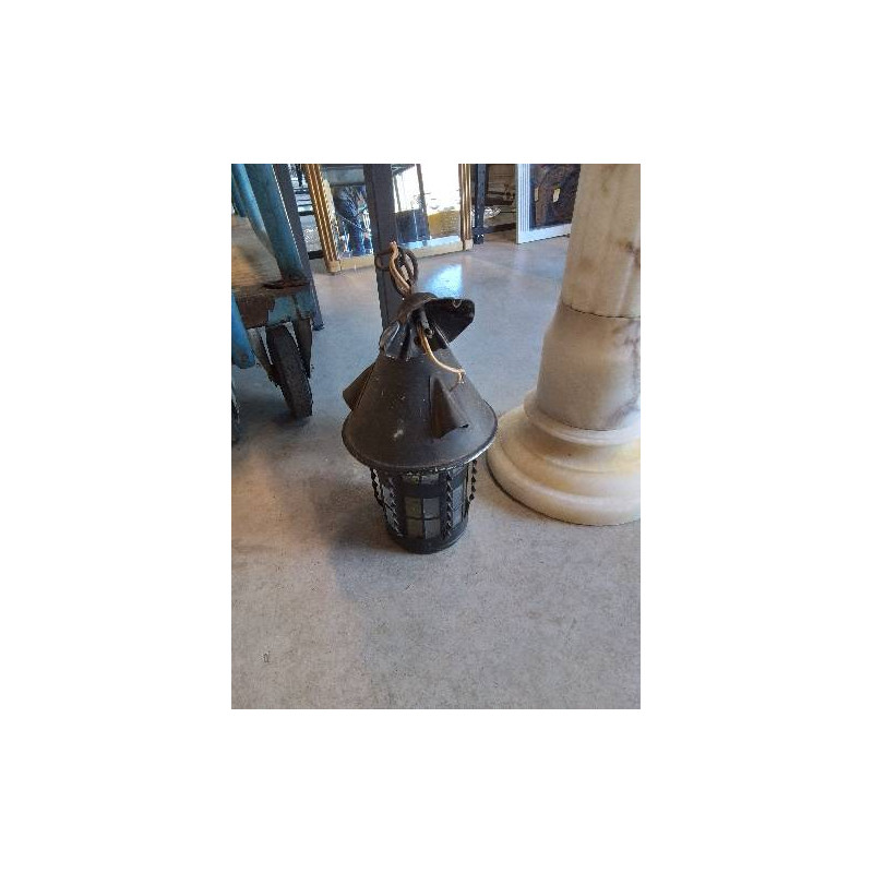 LANTERNE MÉTAL ET VERRE