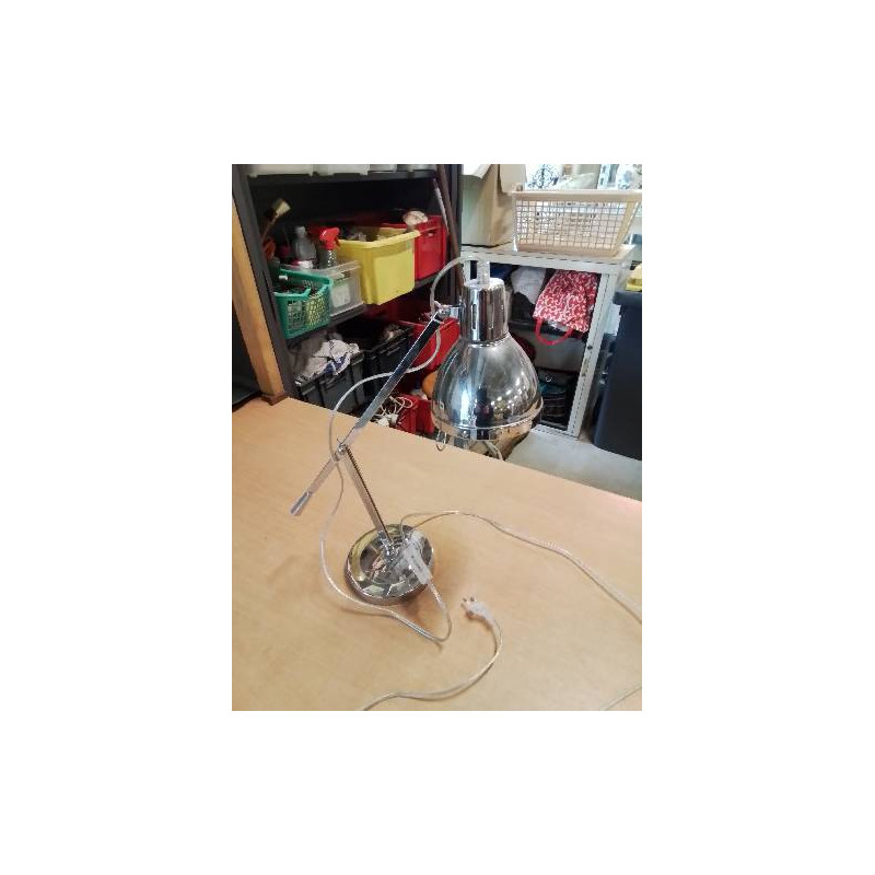 LAMPE DE BUREAU ARTICULE MÉTAL CHROMÉ 