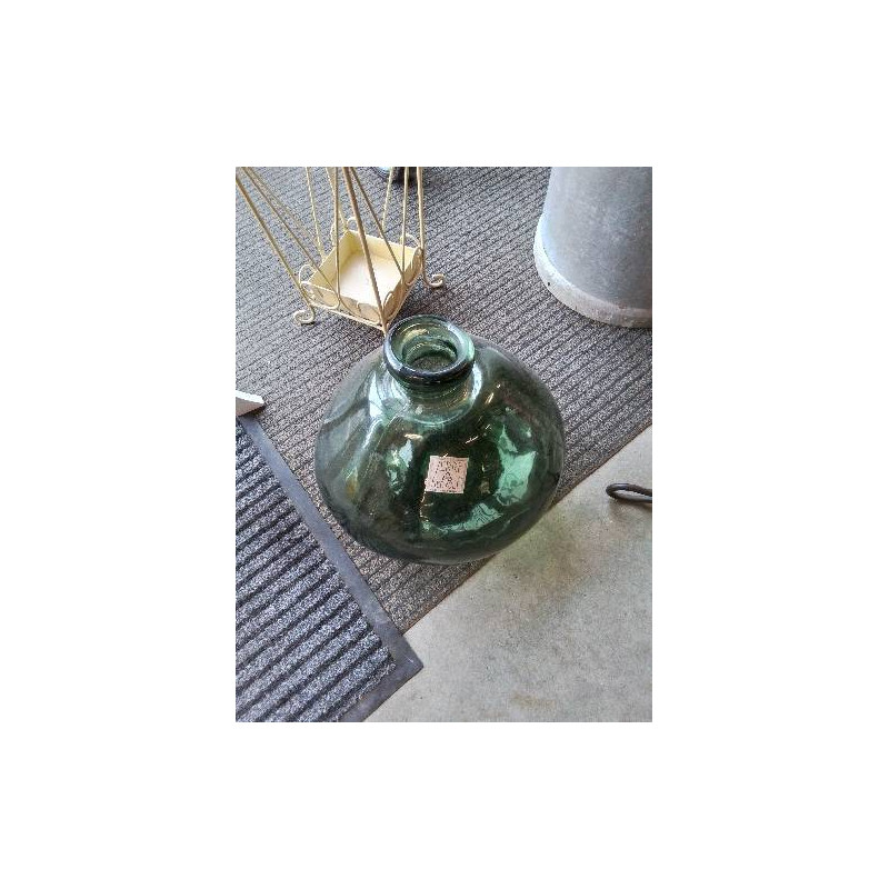 DAME JEANNE VERRE TEINTÉ VERT