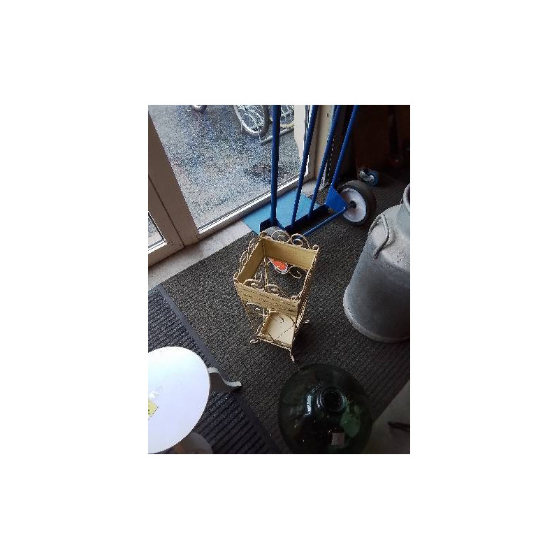 PORTE PARAPLUIE MÉTAL JAUNE