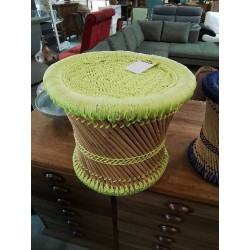 TABOURET ROTIN ET CORDAGE...