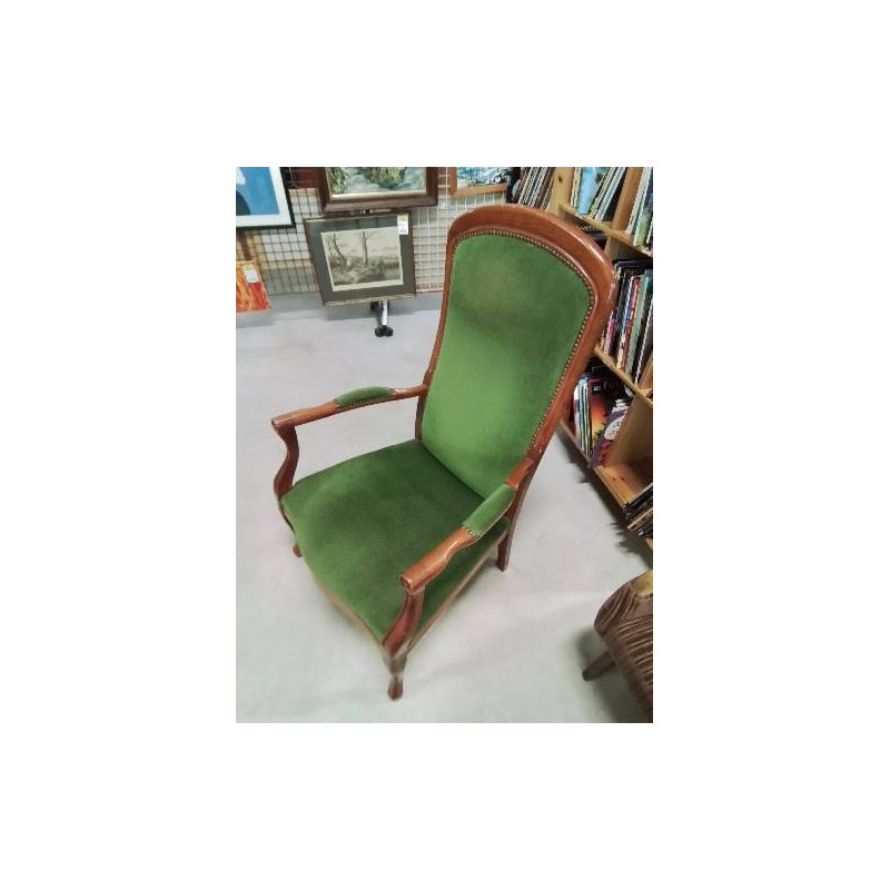 VOLTAIRE BOIS CAPITONNÉ VERT