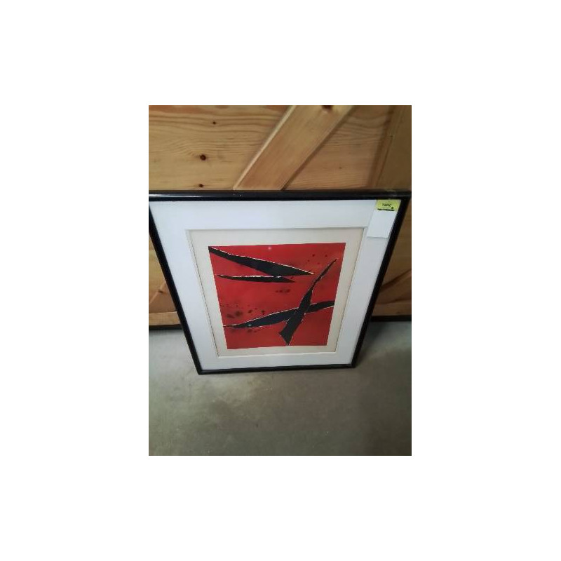 LITHOGRAPHIE CONTRESIGNEE ABSTRAIT ROBERT WOGENSKY (1919-2019)