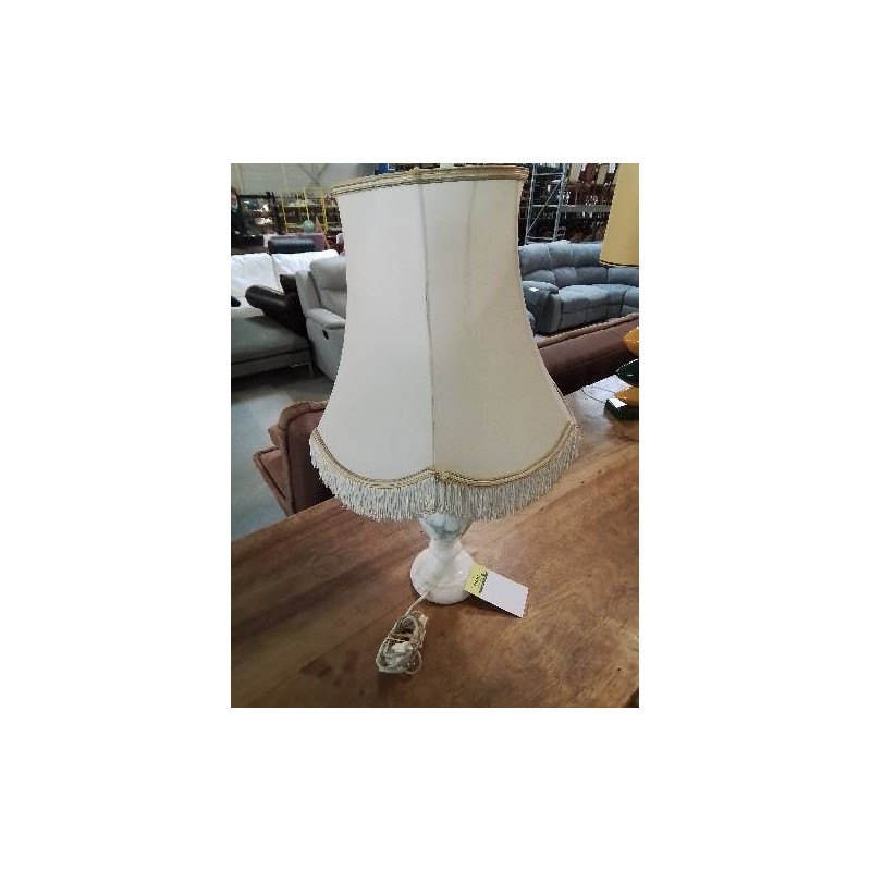 LAMPE ALBATRE AJ VOLANT BLANC