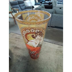 VASE VERRE MUCHA ARTIS...