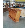 BAR BOIS CLAIR MOULURÉ 156X48X109CM