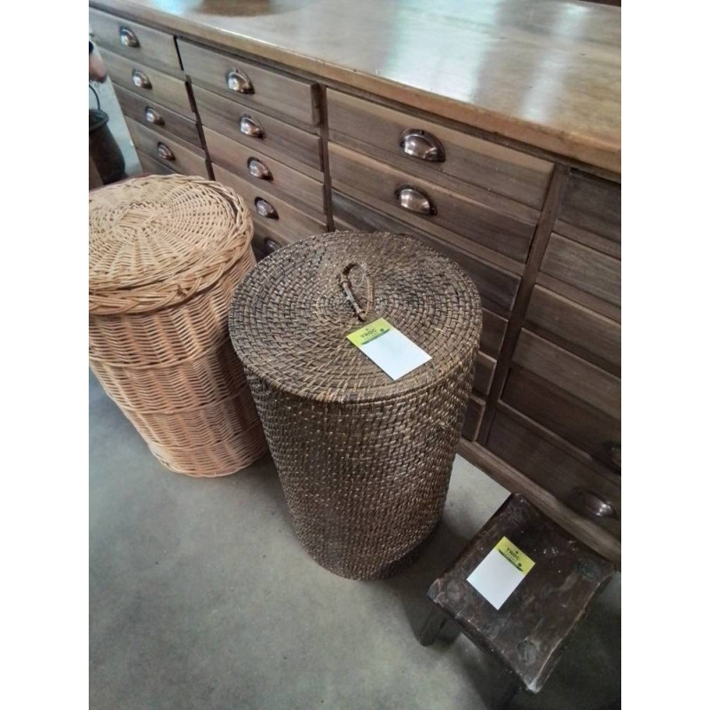 PANIERE RONDE HAUTE VANNERIE 1 ANSE