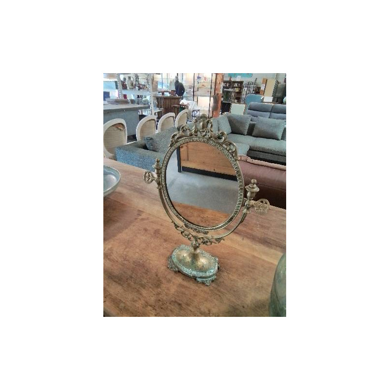 PSYCHÉ DE TABLE BRONZE STYLE LOUIS XVI 