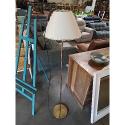 LAMPADAIRE MÉTAL DORÉ AJ...