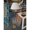 LAMPADAIRE MÉTAL DORÉ AJ ECRU LISERÉ DORÉ 