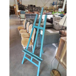 CHEVALET BOIS BLEU