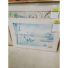 GRAVURE VOL DE CANARDS SAUVAGES JEAN YVES CHAVAIS (XX-XXI)