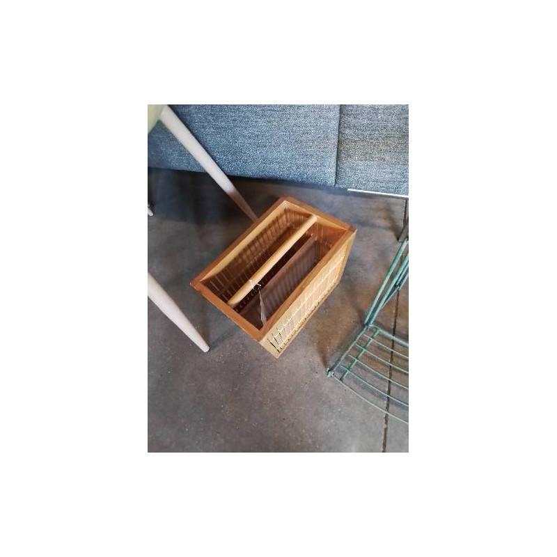 PORTE REVUES BOIS ET BAMBOU REFENDU 
