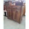 BUFFET 3 QUART BOIS MOULURÉ 2 PORTES 2 TIROIRS FIN XIXE