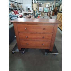 COMMODE PIN 3 TIROIRS 