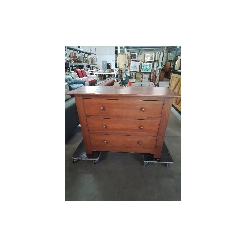 COMMODE PIN 3 TIROIRS 
