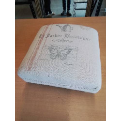 REPOSE PIEDS BOIS CAPITONNÉ...