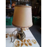 LAMPE LAITON AJ ECRU LISERÉ DORÉ 