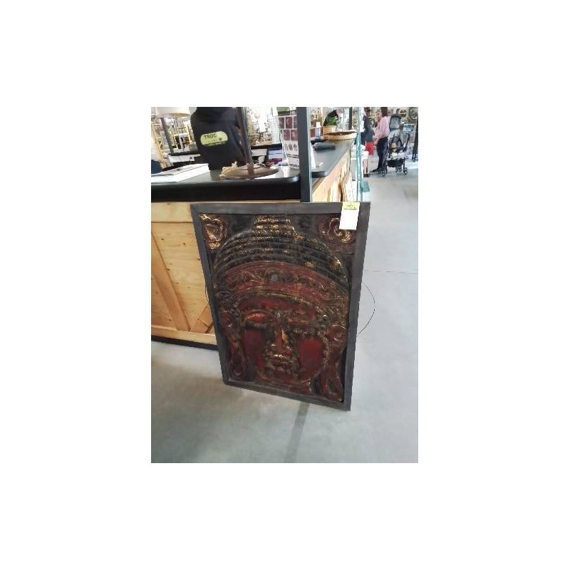 CADRE BOUDDHA BOIS 78X110