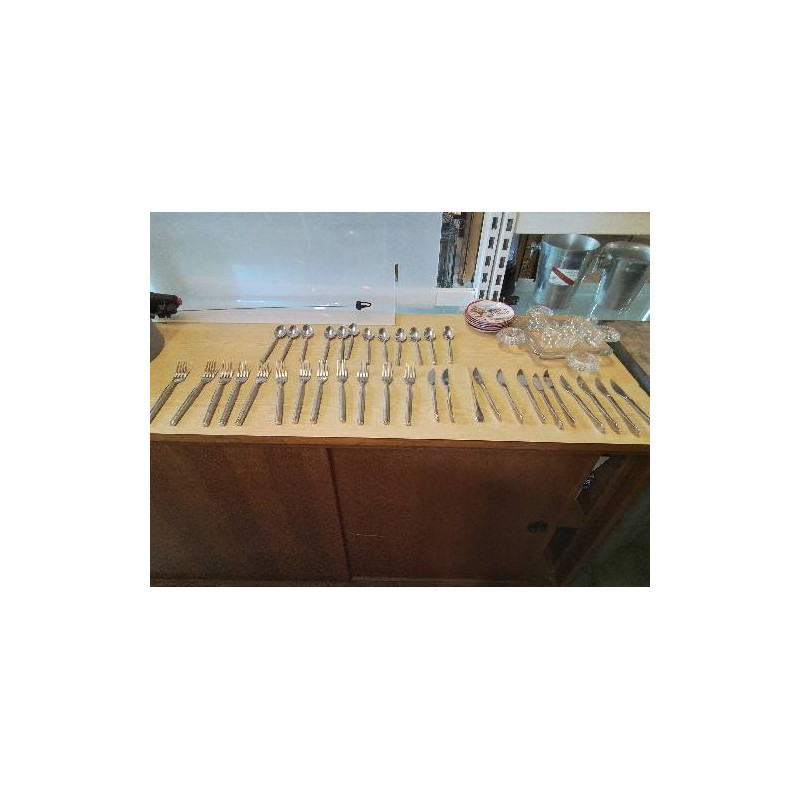 24  COUVERTS GUY DEGRENNE ACIER INOX