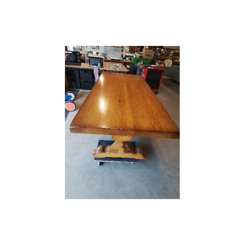 TABLE MONASTÈRE CHÊNE CLAIR  89X200X75