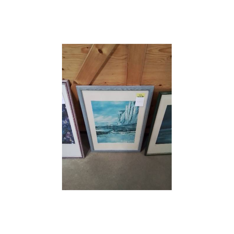 LITHOGRAPHIE NUMÉROTÉE FALAISES PATRICK WARAVKA 36X46