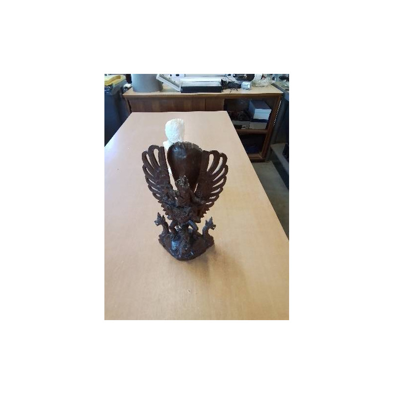 STATUETTE BOIS SHIVA
