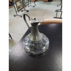 CARAFE VERRE ET ÉTAIN LA...