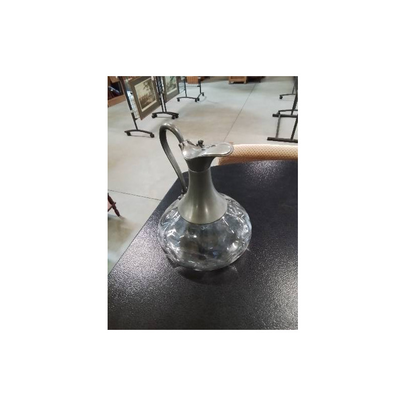 CARAFE VERRE ET ÉTAIN LA ROCHERE