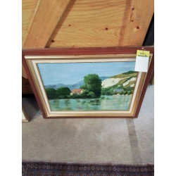 HUILE SUR TOILE LES ANDELYS