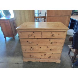 COMMODE PIN 5 TIROIRS 