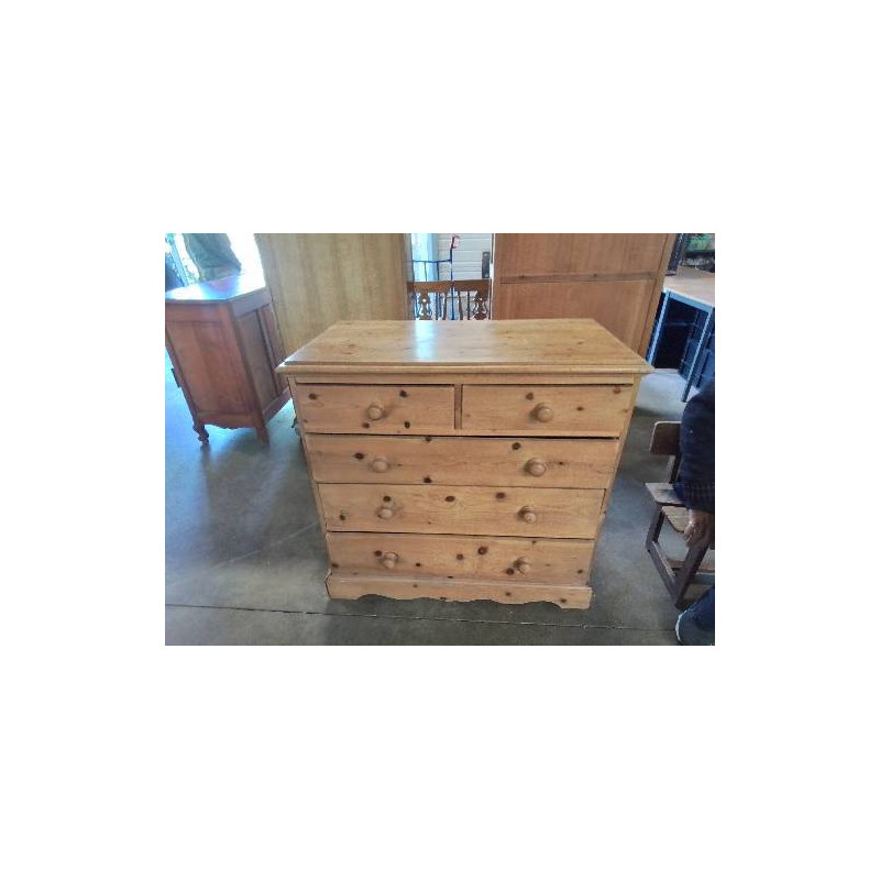 COMMODE PIN 5 TIROIRS 