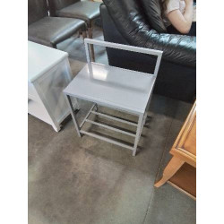 CHEVET MÉTAL GRIS