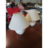 LAMPE CÉRAMIQUE ECRU AUX POISSONS AJ ECRU